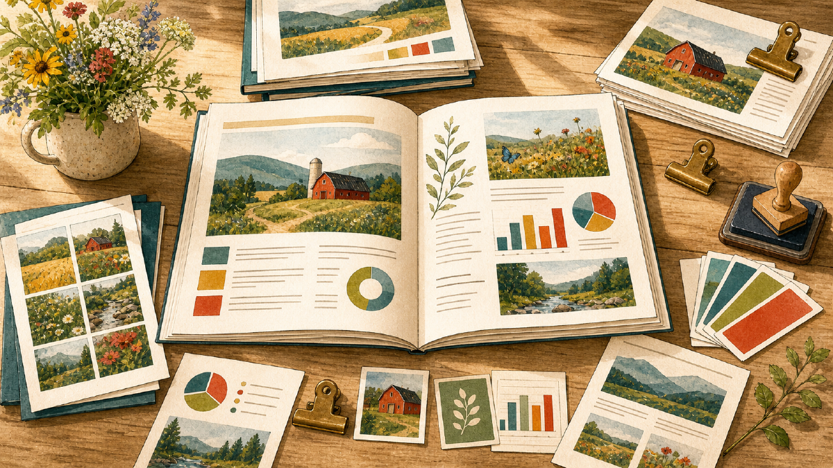 Annual Report Design service illustration